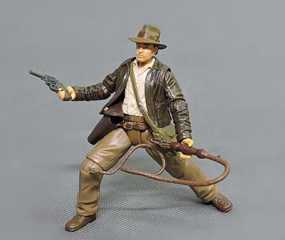 1pcs 10cm Cartoon anime Indiana Jones Action Figures Model decoration Dolls kids PVC education model for collection toys