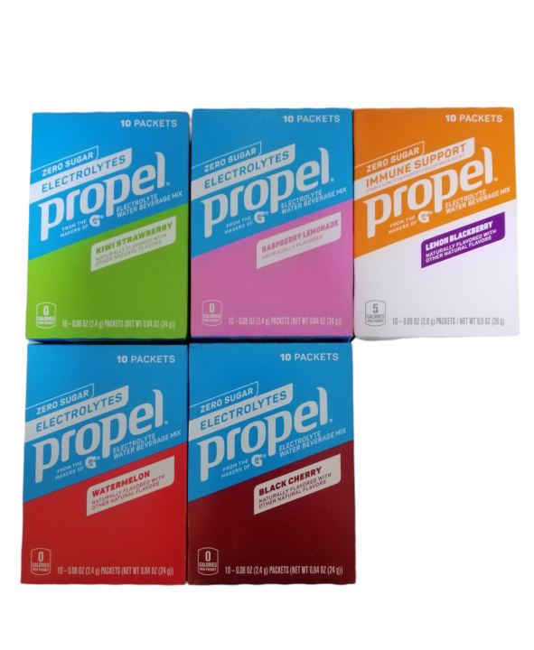 Propel Electrolyte Water Sugar Free Beverage Mix powered by Gatorade ...