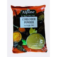 เครื่องเทศ อินเดีย ? (จำนวน x 2) ผงเมล็ดผักชี ALPINE Dhania Powder 500g. Coriander Powder