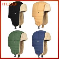 MUBAI Women Men Warm Ski Hat Russian Ushanka Trapper Bomber Hats Snow Caps Earflap Bonnet