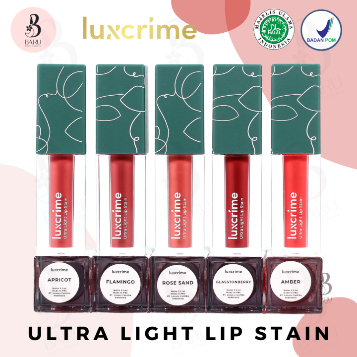 ⛄️BARU⛄️ [PALING MURAH!!] LUXCRIME Ultra Light Lip Stain Apricot