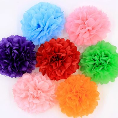 Paper Pompoms Wedding Decorative Props Wedding Party Paper Pompom Flower Party Decoration Party Flower Ball Handmade Paper Flowers