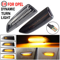 สำหรับ Opel Vauxhall Astra J K Crossland X Grandland เครื่องราชอิสริยาภรณ์ B Zafira C LED แบบไดนามิกเลี้ยวไฟเครื่องหมายด้านข้างโคมไฟไฟกระพริบ