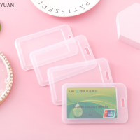 YUAN ?New Production? LVDVN 1Pc โปร่งใสง่ายชื่อพลาสติกเคสบัตรที่ใส่บัตรชื่อเคสบัตร