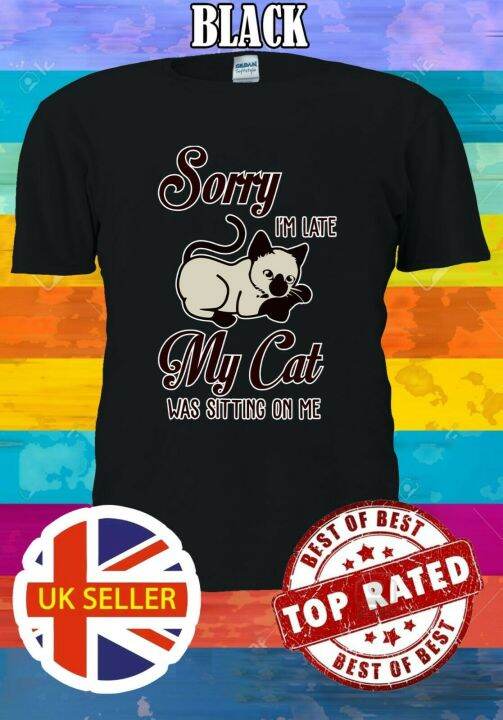 siamese-cat-sorry-im-late-men-t-shirt-vest-top-3696