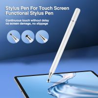 ปากกาสไตลัสสำหรับหน้าจอสัมผัสปากกา Stylus สากลอเนกประสงค์ปากกาสไตลัส3-In-1สำหรับโทรศัพท์มือถือและแท็บเล็ตหน้าจอสัมผัสที่แม่นยำอุปกรณ์เขียนในสำนักงานการวาดภาพและการตัดต่อวิดีโอดีไซน์โลหะที่เพรียวบาง