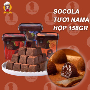 Socola Nama nhân hoa quả hộp 158gam siêu ngon, đồ ăn vặt