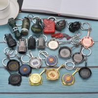 【2023】PUBG Keychain Playerunknowns Battlegrounds Backpack Armor Helmet Pan 98k Keyring Key Chain Ring Army Jewelry Wholesale