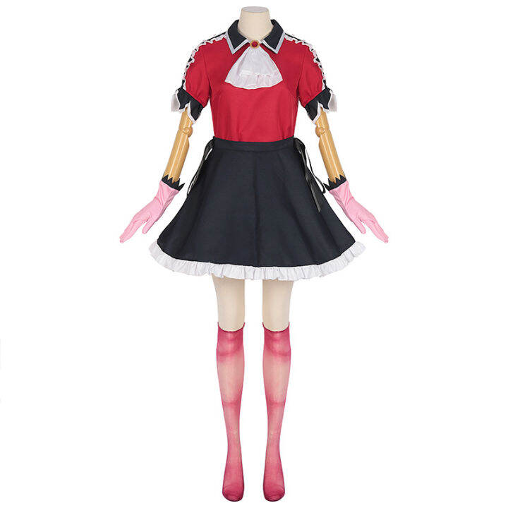 oshi-no-ko-cosplay-costume-dress-anime-mem-ruby-hoshino-arima-kana-xmas-christmas-stage-performance-suit-halloween-party