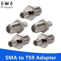 5Pcs RF Coaxial Adapter SMA To TS9 Coax Jack Connector SMA Female Jack To TS9 Male Plug Silver for ZTE 3G 4G Modem Router Electrical Connectors