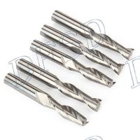 5x โซลิดคาร์ไบด์คู่สองขลุ่ยเกลียวตัด 6x25mm CNC Router Bits