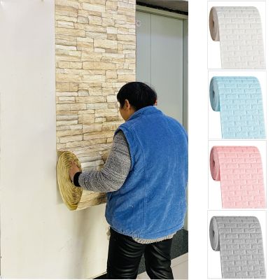 Decoractive 3D Wall Stickers Self Adhesive Foam Panels Home Decor Living Room House Decoration Bathroom Brick Sticker