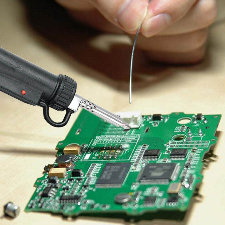 การเชื่อมที่ใช้งานได้จริงการประสานเครื่องดูดดีบุกสูญญากาศ110v-desoldering-ปั๊มพร้อมหัวฉีด