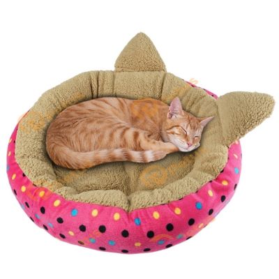 ที่นอนสัตว์เลี้ยง ที่นอนหมา เบาะนอนสัตว์เลี้ยง ที่นอนแมว เตียงแมว เบาะนอนแมว ขนาด 40 50ซม เบาะนอนสุนัข  CAT NEST CLOVER