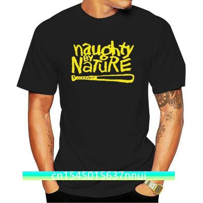 Naughty By Nature Logo Rap Hop Mens Black T Shirt Size S To 2Xl Apparel Casual Tee Shirt