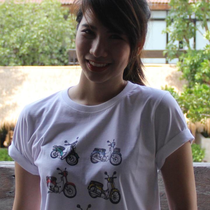 เสื้อยืดรถ-supercub-ซุปเปอร์คัพ