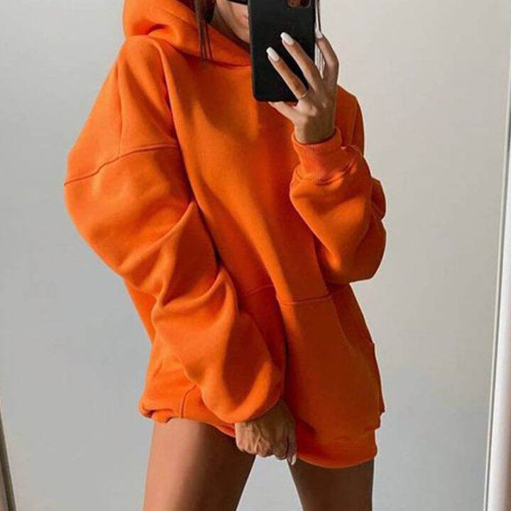 women-green-casual-fashion-solid-color-pullover-hoodies-autumn-winter-female-oversized-long-sleeve-retro-jumper-sweatshirt-2021