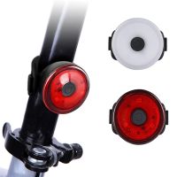 ↂ۞ Bicycle Lights Waterproof Cycling Night Riding Warning Taillight Mini LED Cycling Tail Light Bike Rear Lights Safety portable