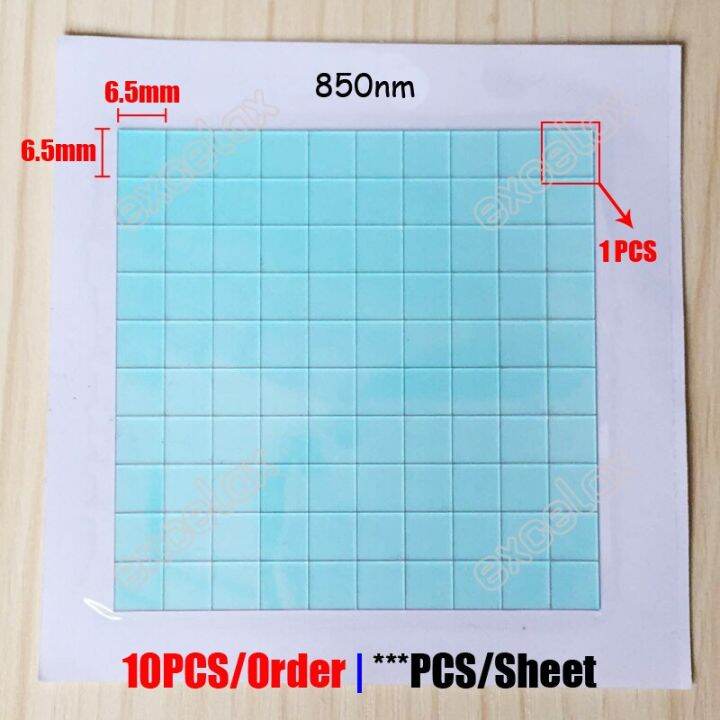 fast-selling-10ชิ้น-ล็อต-day-night-850nm-ขนาดสี่เหลี่ยม6-5x6-5mm-ir-pass-ตัวกรองแสงสำหรับวิดีโอเฝ้าระวังกล้องวงจรปิดเลนส์กล้องใช้