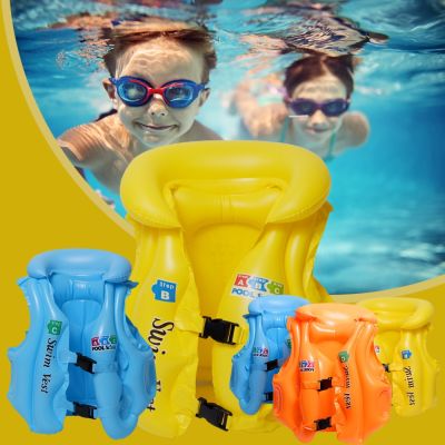 PVC Baby Life Vest Kids Children Floated Inflatable Swimsuit Swim Protector Life Jacket Swimming Drifting Boating Safety Vest  Life Jackets