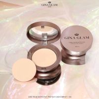 ของแท้·ส่งด่วน·ถูก Gina Glam Long wear Matte Stay Cake Compact Powder #G40 : sivanna จีน่า กัมป์ แป้งพัฟ dayse