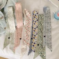 【YF】 Brand Bag Scarf Female Luxury Ladies Headband Headwear Accessories Long Small Design Shirt Necktie Belt Headscarf For Girl