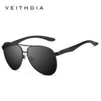 ~ [พร้อมกล่อง] Veithdia 3822 แว่นตากันแดด แมกนีเซียม กรอบอลูมิเนียมอัลลอย เลนส์โพลาไรซ์ UV400 สําหรับผู้ชาย