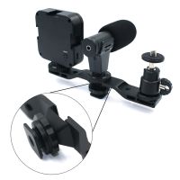 1pc Aluminum Alloy Camera Cold Shoe Mount Adapter Extension Bar Vlog Camera Bracket for DSLR Camera Monitor LED Light Microphone