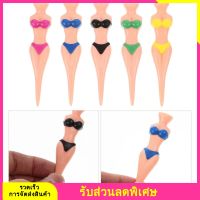 10pcs ตลกกอล์ฟตลก Lady Bikini รูปกอล์ฟ Tees Plastic Pin Golf Golf Tees Golf Tees Golf Golf Accessories