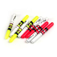 10Pcs Light Sticks สีเขียวสีแดงทำงานร่วมกับ CR322แบตเตอรี่ LED Luminous Float Night Fishing Tackle