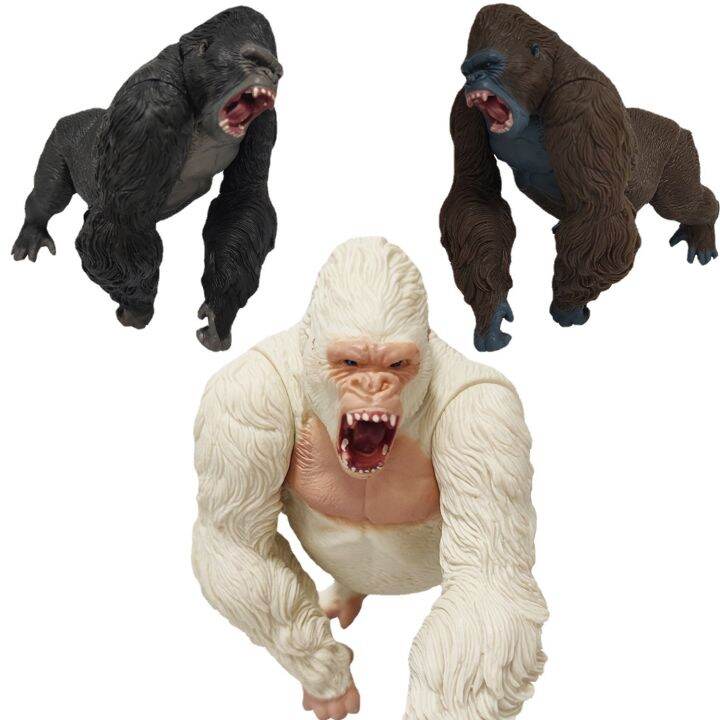 zzooi-skull-island-king-kong-action-figure-monster-17-5cm-gorilla-model-toys-soft-rubber-boy-doll-ornaments-orangutan