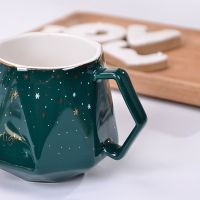 much coffee cup northern creative personality ceramic with a spoon office glass gifts sets