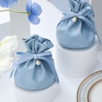 【hot】 10pc Small Leather Wedding New Color Boxes with Hand Baby Shower Supplies