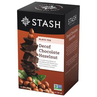 Premium for U📌ชา Stash Tea Box  TEA BOX ชาอเมริกา 35 รสแปลกใหม่ ชาดำ ชาเขียว ชาผลไม้ และชาสมุนไพรจากต่างประเทศ 📌 Chocolate Hazelnut