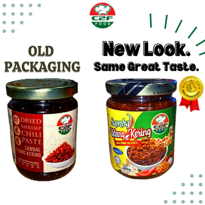 C2F Dried Shrimp Chili Paste / Sambal udang Kering / 红姐虾米香辣酱 200g Lazada