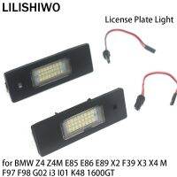 LILISHIWO แผ่นเรืองแสงหมายเลขป้ายทะเบียนรถรถ Z4ไฟสำหรับ BMW LED Z4M E85 E86 E89 X2 F39 X3 X4ม. F97 G02 I3 I01 1600GT K48