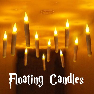 【CC】 Floating Candles with Witch for Supplies Birthday Wedding 2023 Bedroom