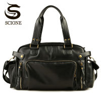 Mens Briefcase Bag Business Handbags Crossbody Bags Casual Male Travel Bag High Quality PU Leather Messenger Bags