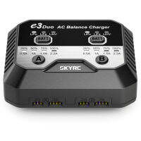 ?ของแท้ ส่งจากไทย? SKYRC E3Duo AC 2.2A 2X20W Cell Count: LiPo/LiFe/LiHV 2-3 CELLS เครื่องชาร์จถ่าน แบตเตอรี่