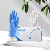 100 ชิ้น ถุงมือแบบใช้แล้วทิ้ง กล่องละ 100 ชิ้น/ 200 ชิ้น(S M L XL) ถุงมืออเนกประสงค์ Disposable Gloves 100pcs/200pcs ถุงมือTPE