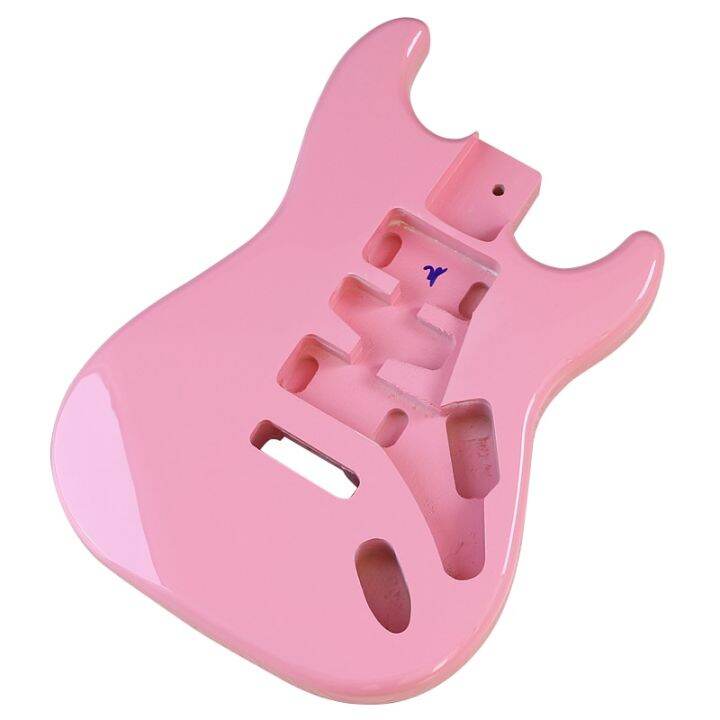 Pink ST Guitar Body Electric Guitar Body Poplar Wood Strat Guitar Body