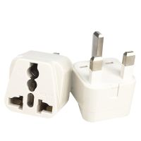 Universal AU EU CN US to UK Travel Plug Adapter Type G Singapore Malaysia United Kingdom Power Socket Converter White Black 13A Wires  Leads  Adapters