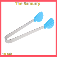 Samurry ✨Hot Sale✨ Car ซิลิโคนอาหารแหนบเปลือกหอยรูปร่างไม่ลื่นสแตนเลส ICE Candy Food CLIP