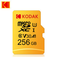 Kodak การ์ดหน่วยความจำความเร็วสูง100เมกะไบต์วินาทีการ์ด MicroSD 128กิกะไบต์32กิกะไบต์64กิกะไบต์อัลตร้า TF การ์ดคลาส10 V30 U3 MicroSD สำหรับกล้องศัพท์