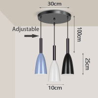 Led Pendant Light For Dining Room Indoor Ceiling Chandelier Nordic Decor 3-Lamps E27 Kitchen Ceiling Lamp Hanging Light Fixture