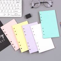 Fashion Colorful Notebook Accessories A5 A6 Color Planner Inners Filler Papers 40 sheet/ Set Inside