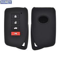 KLL 4 Button Silicone Key Fob Cover Case For Lexus ES350 GS350 GS450h IS250 RC350 NX200T NX300h LX570 Car Remote Holder Protector