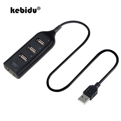 ✢☄ Hi-Speed 4-Port Splitter Hub Adapter USB Hub Mini USB 2.0 For PC Laptop Notebook Receiver Computer Peripherals Accessories