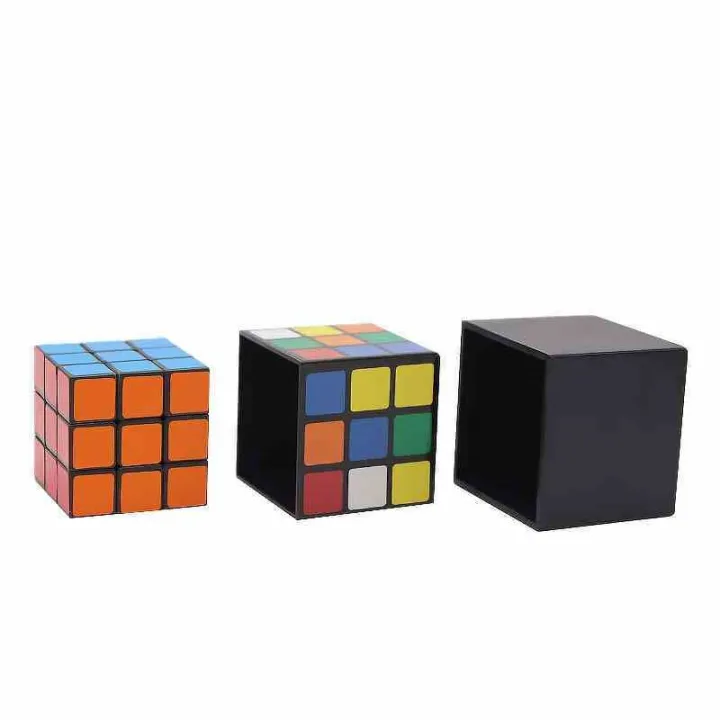 Rubik's cube illusion black box rubik's cube immediately recover