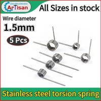 【LZ】 Torsion Spring Right Left Stainless Steel 1.5mm Wire Diameter V-shaped Garbage Can Coil 60 120 180 Degrees Custom Metal Springs